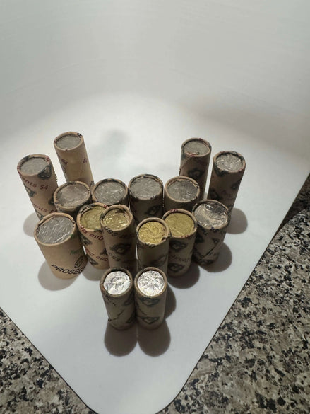 Lucky Bundle – 13 Coin Rolls + Tubes – Best Value Noodling Pack The Coin Shed