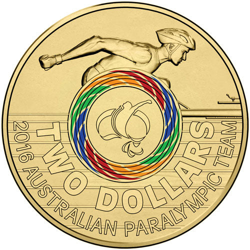 $2 Paralympic Commemorative Coin - Circulated The Coin Shed