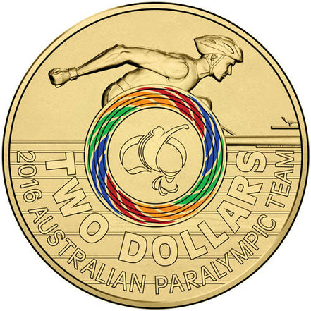 $2 Paralympic Commemorative Coin - Circulated The Coin Shed