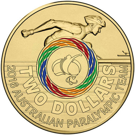 $2 Paralympic Commemorative Coin - Circulated The Coin Shed