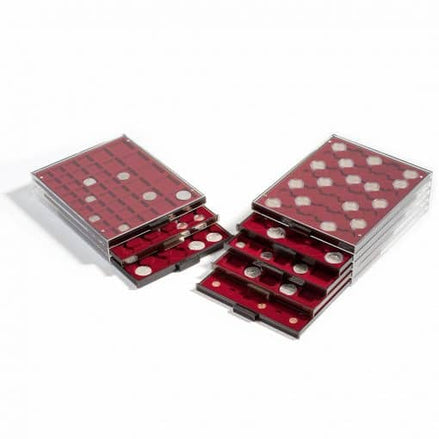 Lighthouse 33mm Coin Box & Tray for 50c Capsules The Coin Shed