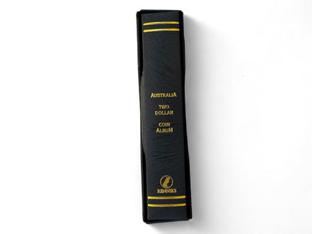 Renniks Premier Australian $2 Coin Album – Binder & Slipcase (Holds 80 Coins) The Coin Shed